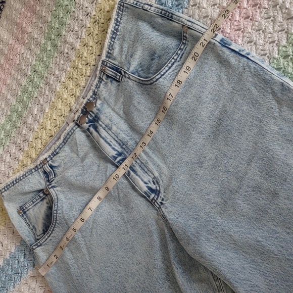 Tibi Size 32 Acid Iceberg Denim Newman Jean - Picture 10 of 16